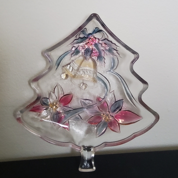 Savoir Vivre Holiday Spirit Christmas Tree Server Tray, Japan - Picture 1 of 3